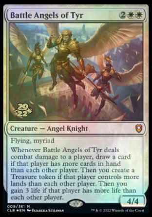 Battle Angels of Tyr [Commander Legends: Battle for Baldur's Gate Prerelease Promos] | Gam3 Escape