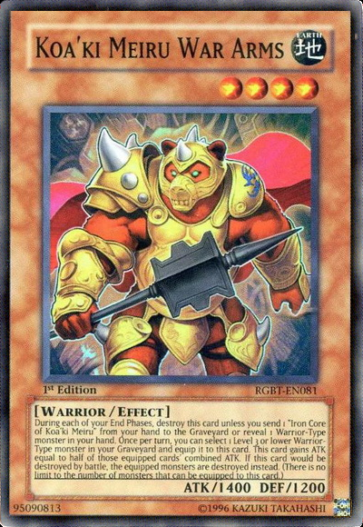 Koa'ki Meiru War Arms [RGBT-EN081] Super Rare | Gam3 Escape