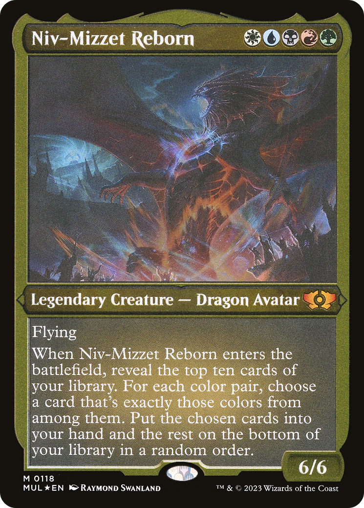 Niv-Mizzet Reborn (Foil Etched) [Multiverse Legends] | Gam3 Escape