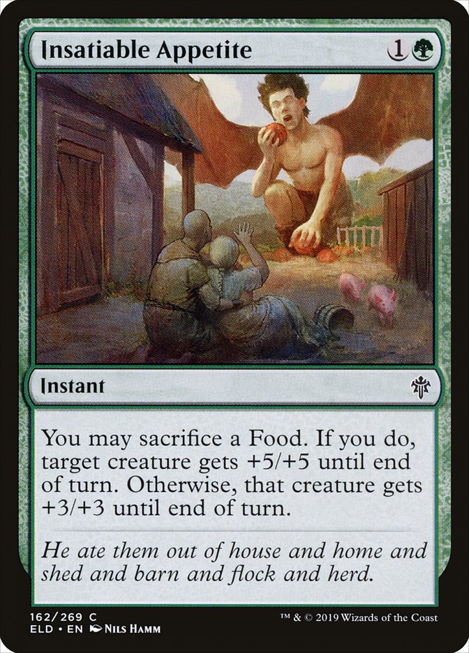 Insatiable Appetite [Throne of Eldraine] | Gam3 Escape