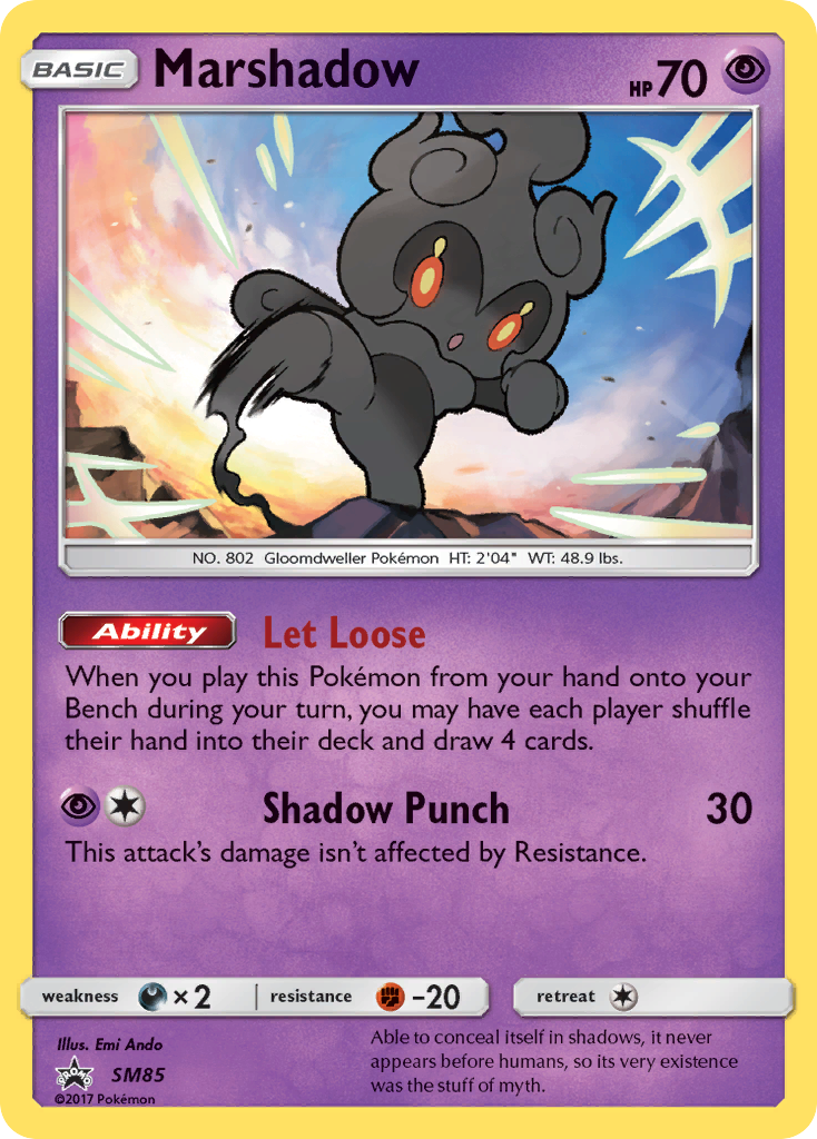 Marshadow (SM85) [Sun & Moon: Black Star Promos] | Gam3 Escape