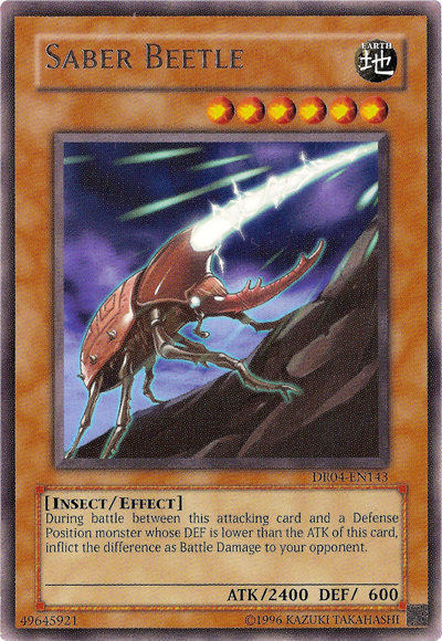 Saber Beetle [DR04-EN143] Rare | Gam3 Escape