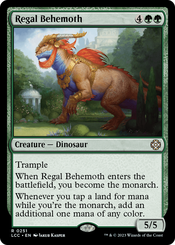 Regal Behemoth [The Lost Caverns of Ixalan Commander] | Gam3 Escape