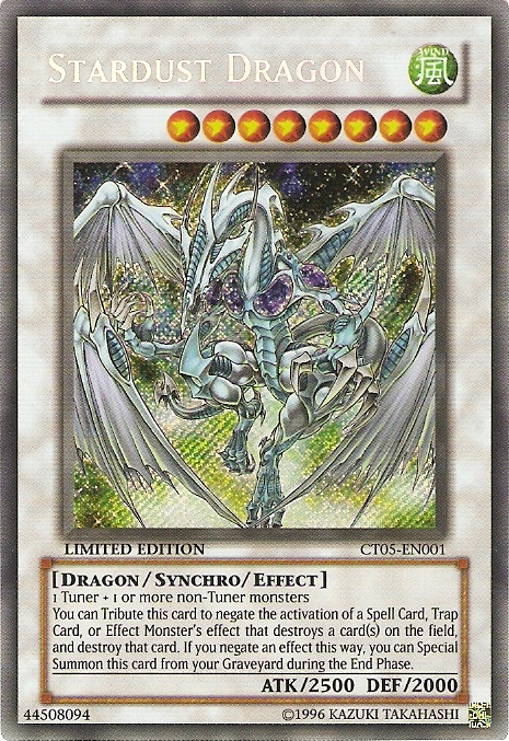 Stardust Dragon [CT05-EN001] Secret Rare | Gam3 Escape