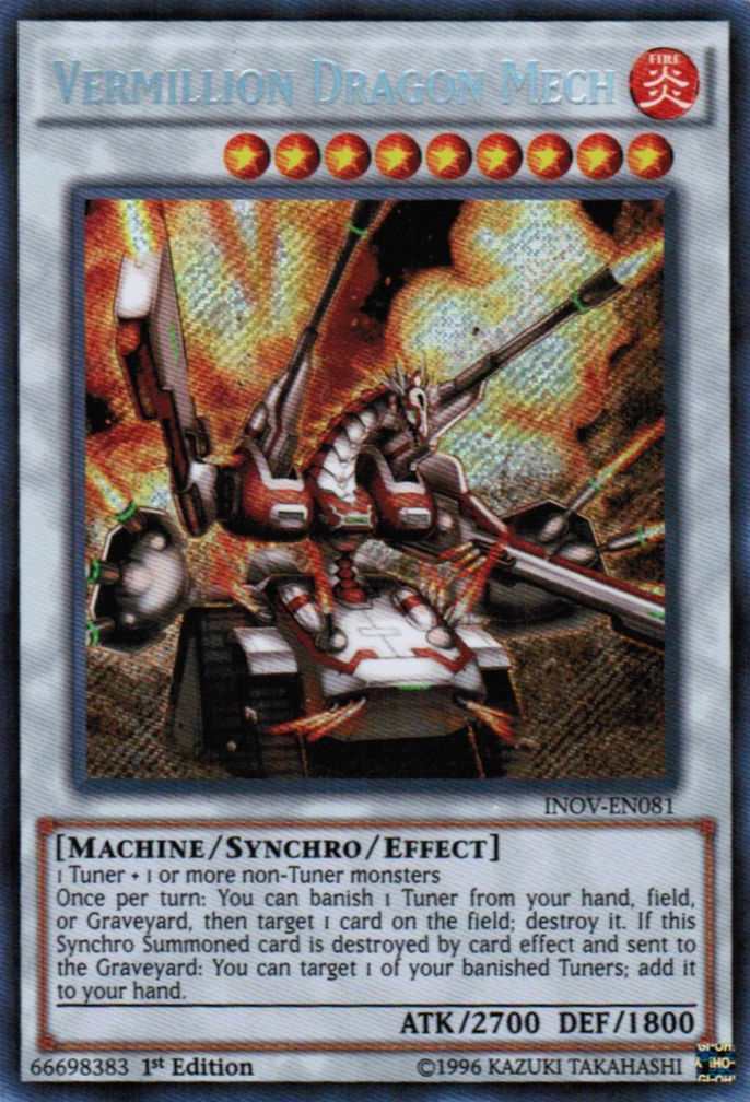 Vermillion Dragon Mech [INOV-EN081] Secret Rare | Gam3 Escape