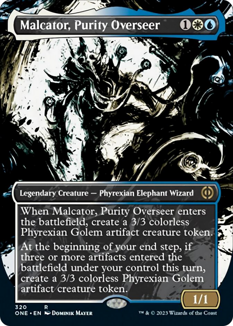 Malcator, Purity Overseer (Borderless Ichor) [Phyrexia: All Will Be One] | Gam3 Escape