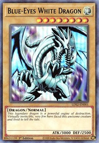 Blue-Eyes White Dragon (Green) [LDS2-EN001] Ultra Rare | Gam3 Escape