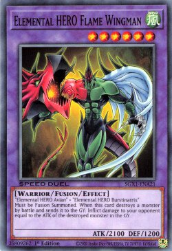 Elemental HERO Flame Wingman [SGX1-ENA21] Common | Gam3 Escape