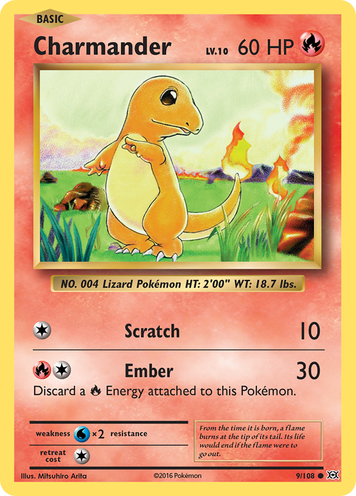 Charmander (9/108) [XY: Evolutions] | Gam3 Escape