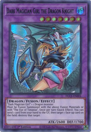 Dark Magician Girl the Dragon Knight (Alternate Art) (Blue) [DLCS-EN006] Ultra Rare | Gam3 Escape