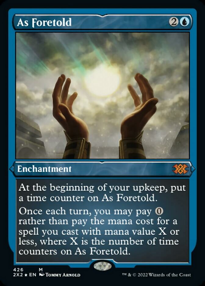 As Foretold (Foil Etched) [Double Masters 2022] | Gam3 Escape