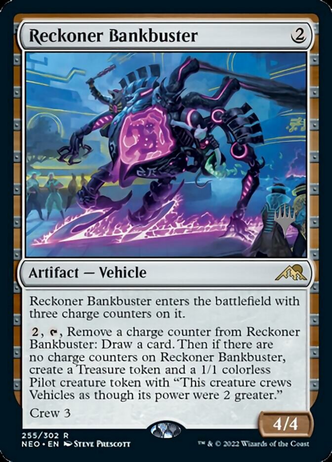 Reckoner Bankbuster (Promo Pack) [Kamigawa: Neon Dynasty Promos] | Gam3 Escape