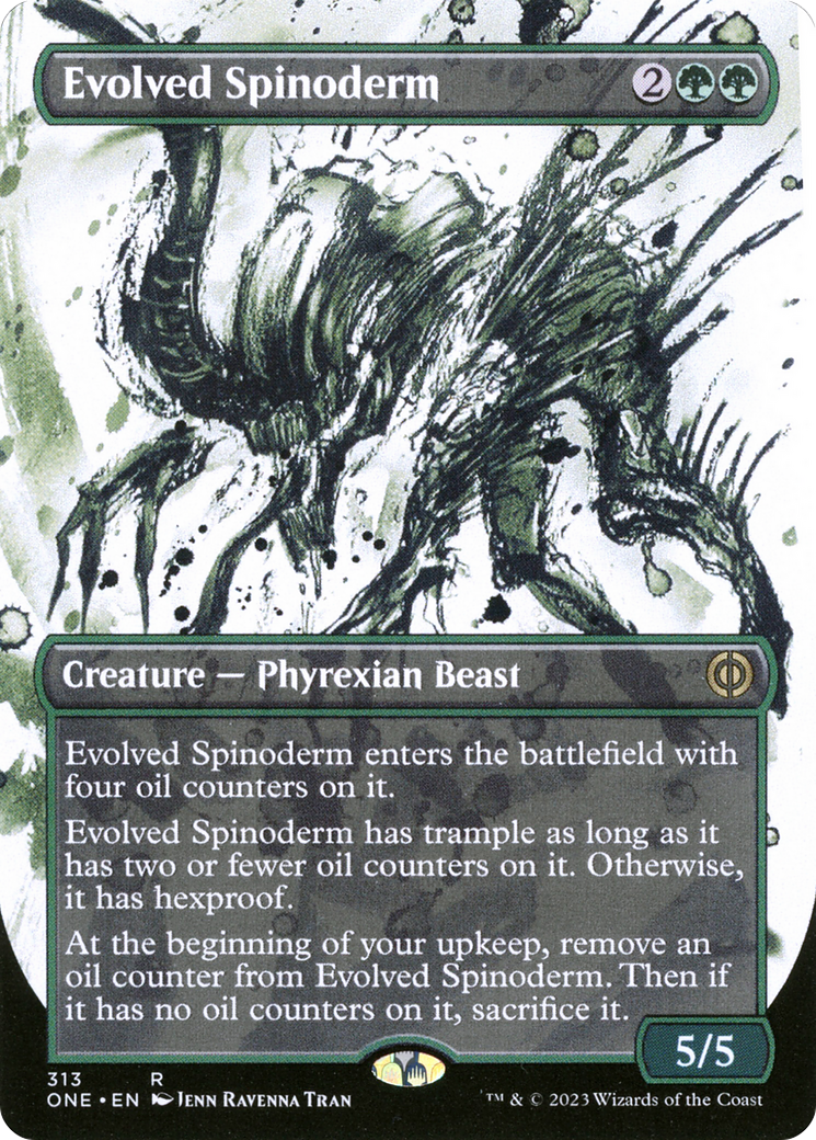 Evolved Spinoderm (Borderless Ichor) [Phyrexia: All Will Be One] | Gam3 Escape