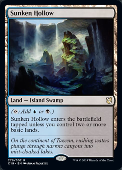 Sunken Hollow [Commander 2019] | Gam3 Escape