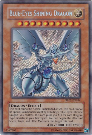 Blue-Eyes Shining Dragon [RP02-EN096] Secret Rare | Gam3 Escape