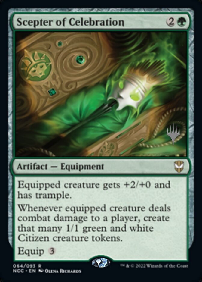 Scepter of Celebration (Promo Pack) [Streets of New Capenna Commander Promos] | Gam3 Escape