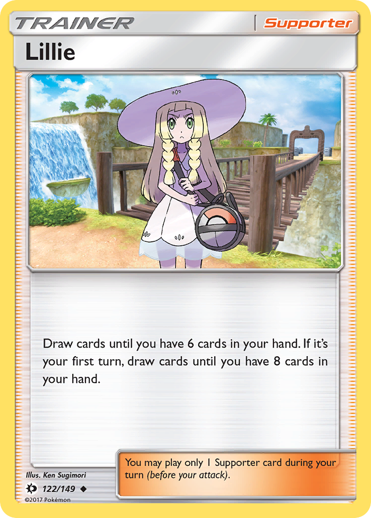 Lillie (122/149) [Sun & Moon: Base Set] | Gam3 Escape