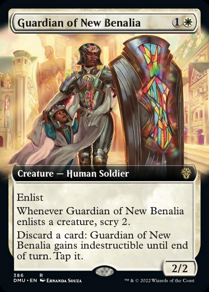 Guardian of New Benalia (Extended Art) [Dominaria United] | Gam3 Escape