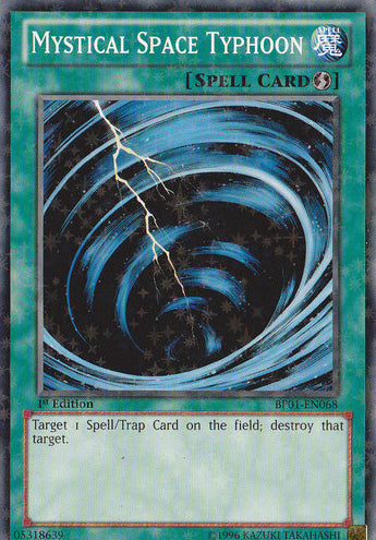 Mystical Space Typhoon [BP01-EN068] Starfoil Rare | Gam3 Escape