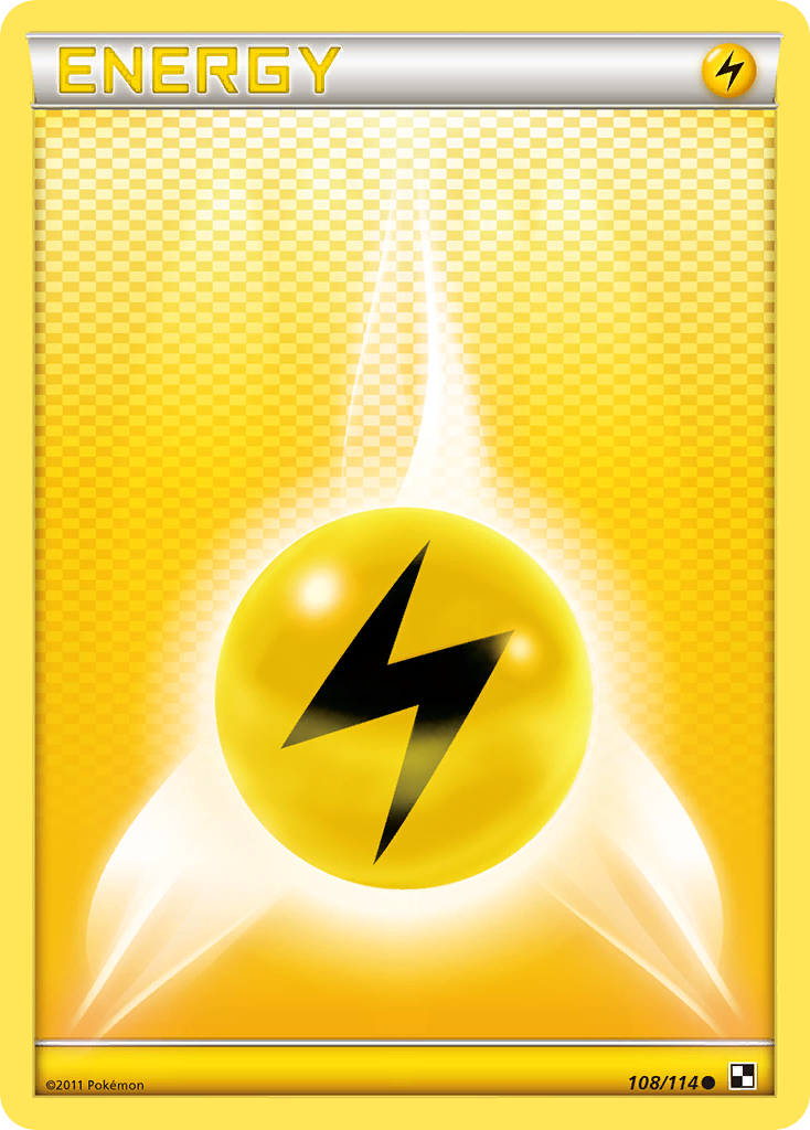 Lightning Energy (108/114) [Black & White: Base Set] | Gam3 Escape