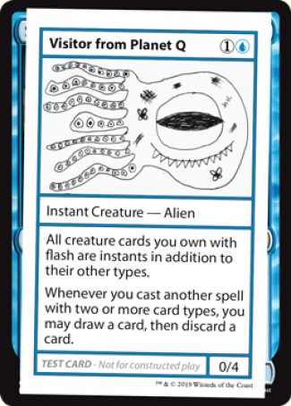 Visitor from Planet Q (2021 Edition) [Mystery Booster Playtest Cards] | Gam3 Escape