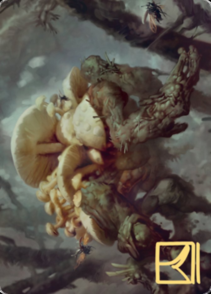 Swarm Shambler Art Card (Gold-Stamped Signature) [Zendikar Rising Art Series] | Gam3 Escape