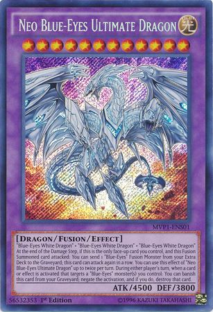 Neo Blue-Eyes Ultimate Dragon [MVP1-ENS01] Secret Rare | Gam3 Escape