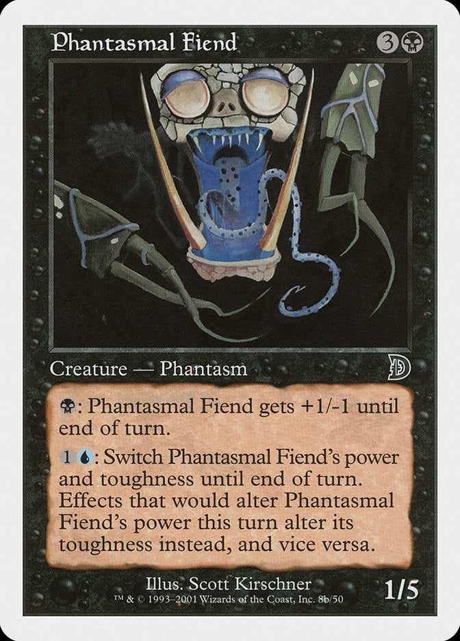 Phantasmal Fiend (Black Background) [Deckmasters] | Gam3 Escape