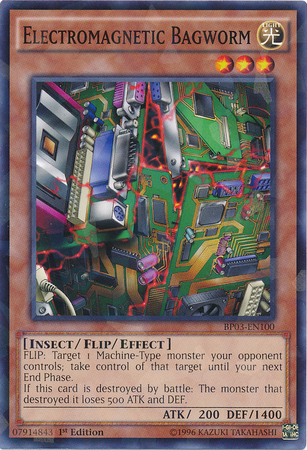 Electromagnetic Bagworm (Shatterfoil) [BP03-EN100] Common | Gam3 Escape
