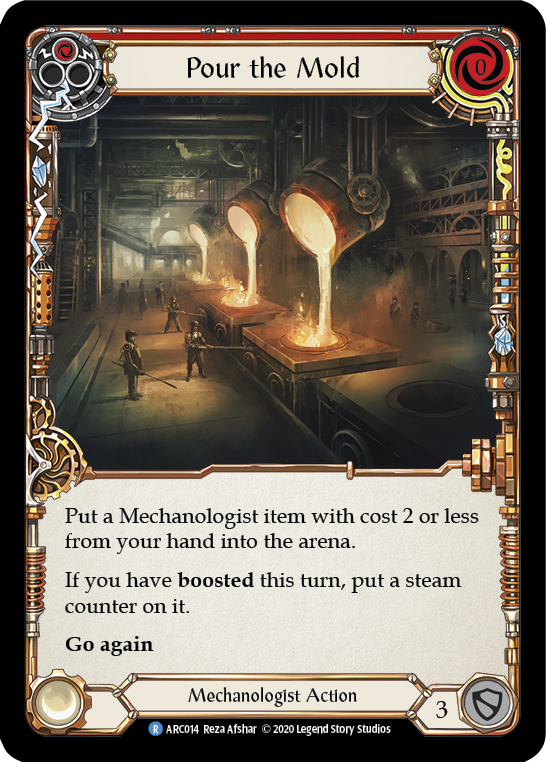 Pour the Mold (Red) [ARC014] Unlimited Rainbow Foil | Gam3 Escape