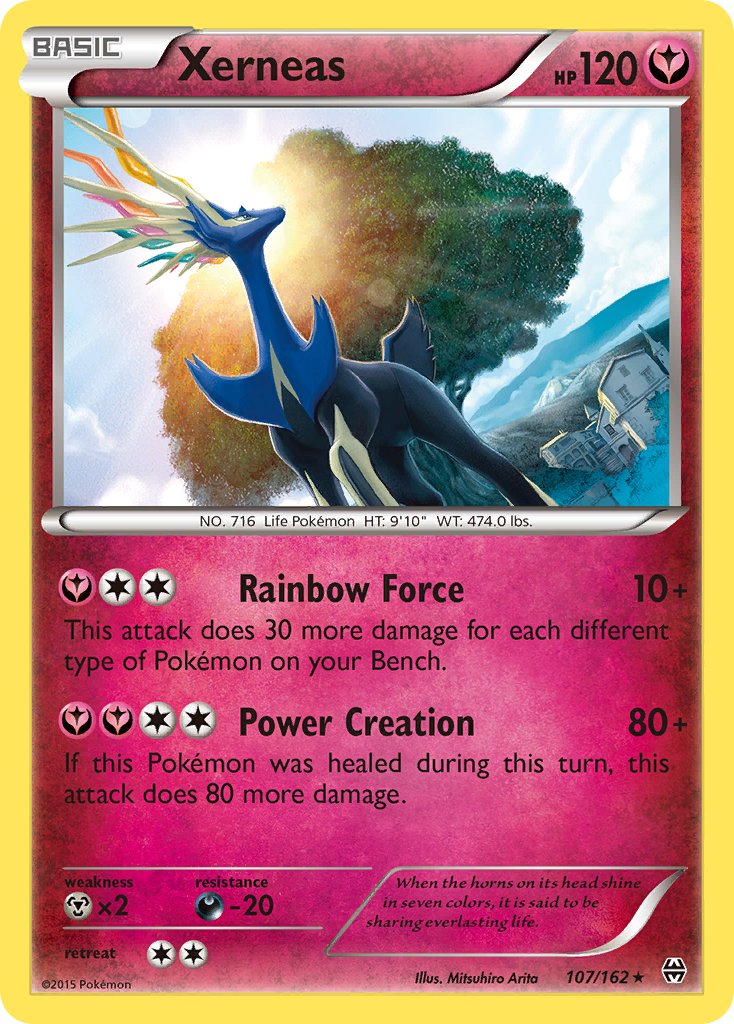 Xerneas (107/162) (Cosmos Holo) (Blister Exclusive) [XY: BREAKthrough] | Gam3 Escape