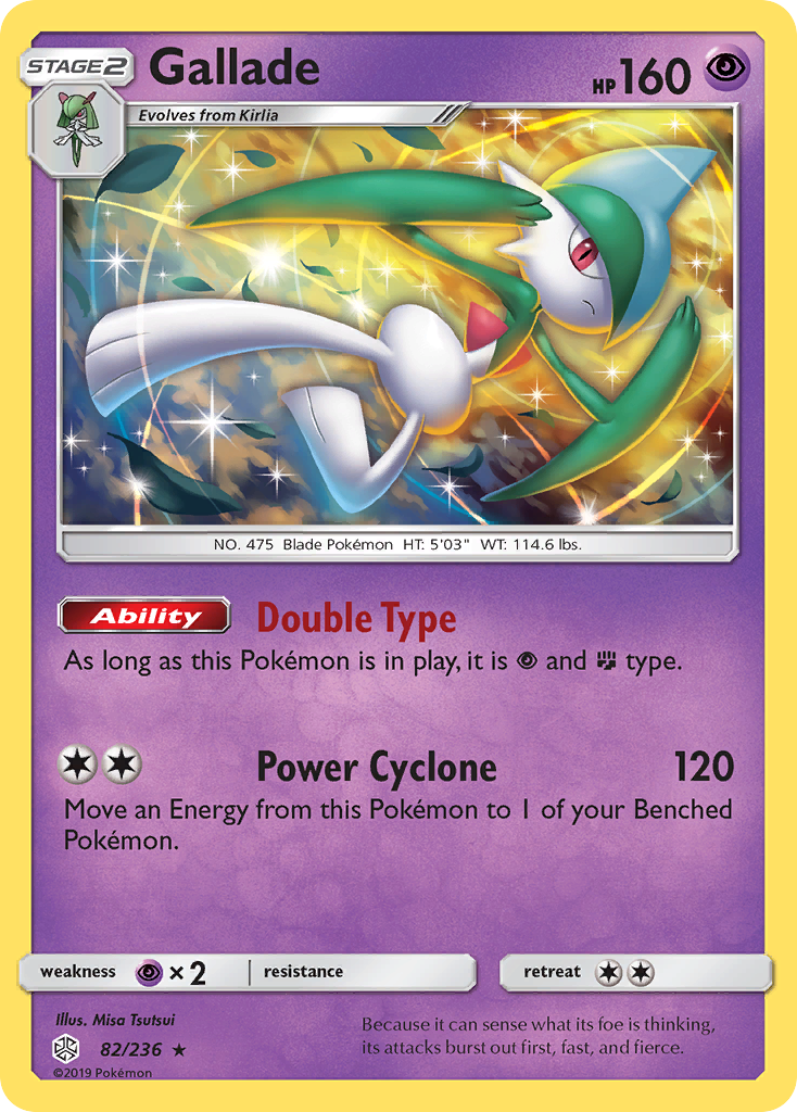 Gallade (82/236) [Sun & Moon: Cosmic Eclipse] | Gam3 Escape