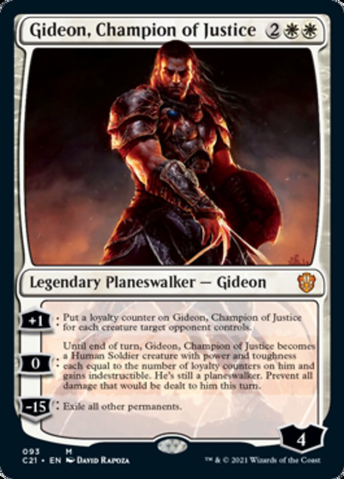 Gideon, Champion of Justice [Commander 2021] | Gam3 Escape