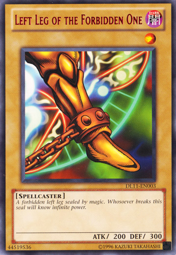 Left Leg of the Forbidden One (Red) [DL11-EN003] Rare | Gam3 Escape