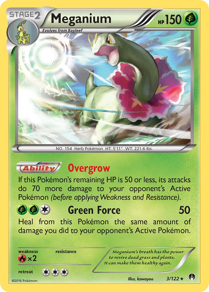 Meganium (3/122) [XY: BREAKpoint] | Gam3 Escape