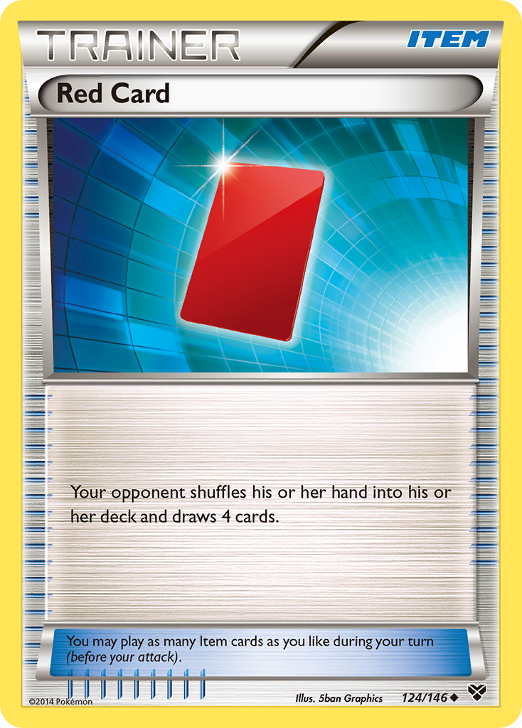 Red Card (124/146) [XY: Base Set] | Gam3 Escape