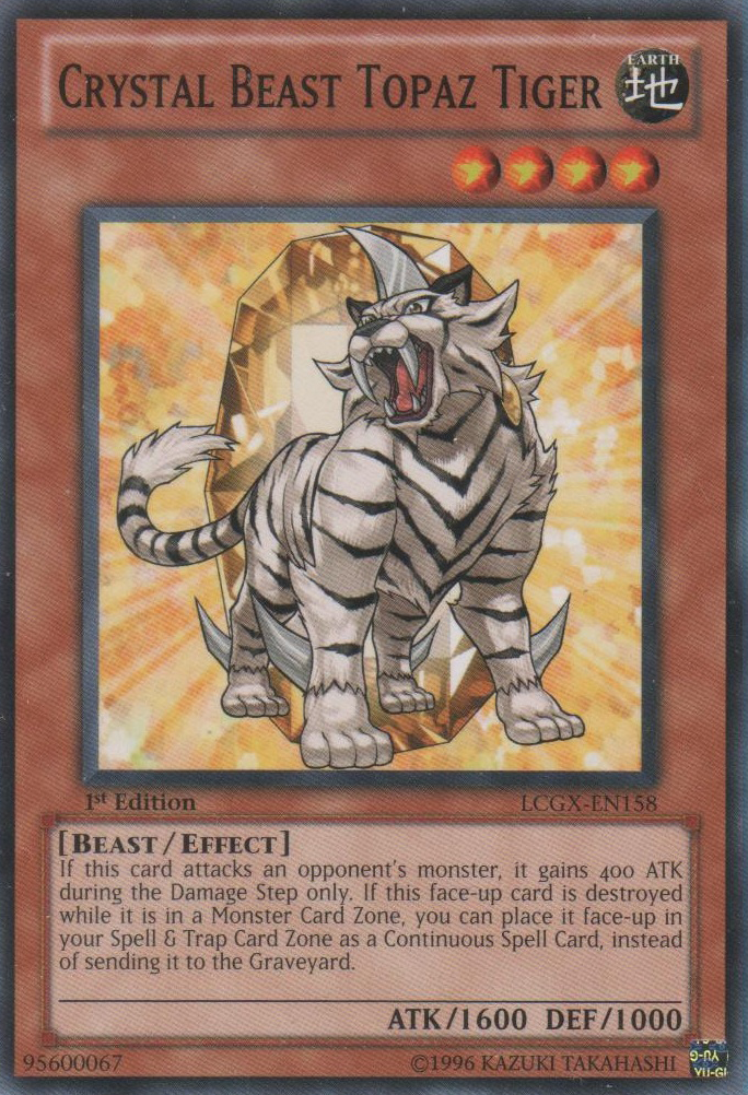 Crystal Beast Topaz Tiger [LCGX-EN158] Common | Gam3 Escape