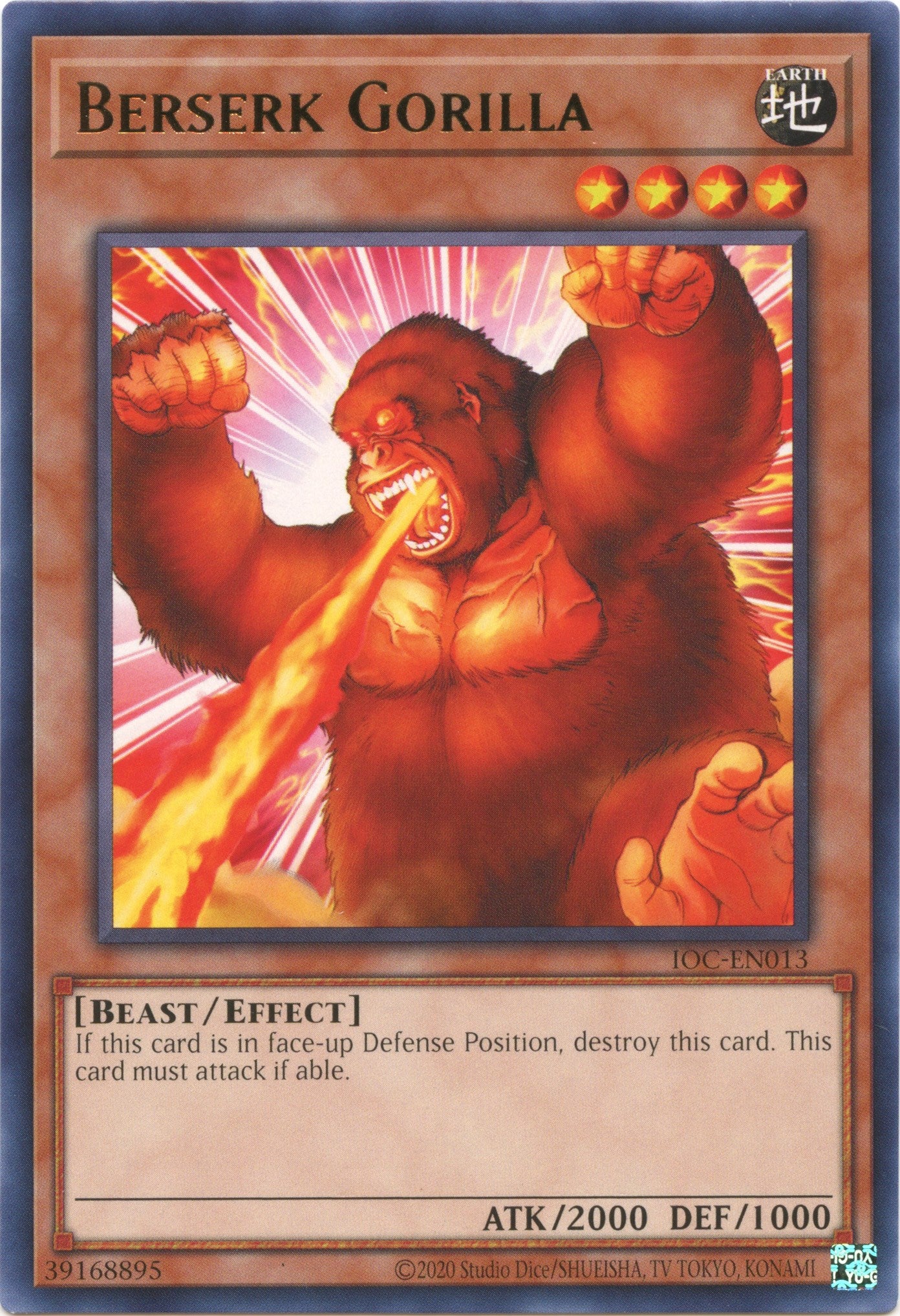 Berserk Gorilla (25th Anniversary) [IOC-EN013] Rare | Gam3 Escape