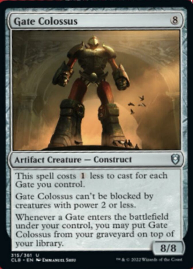 Gate Colossus [Commander Legends: Battle for Baldur's Gate] | Gam3 Escape