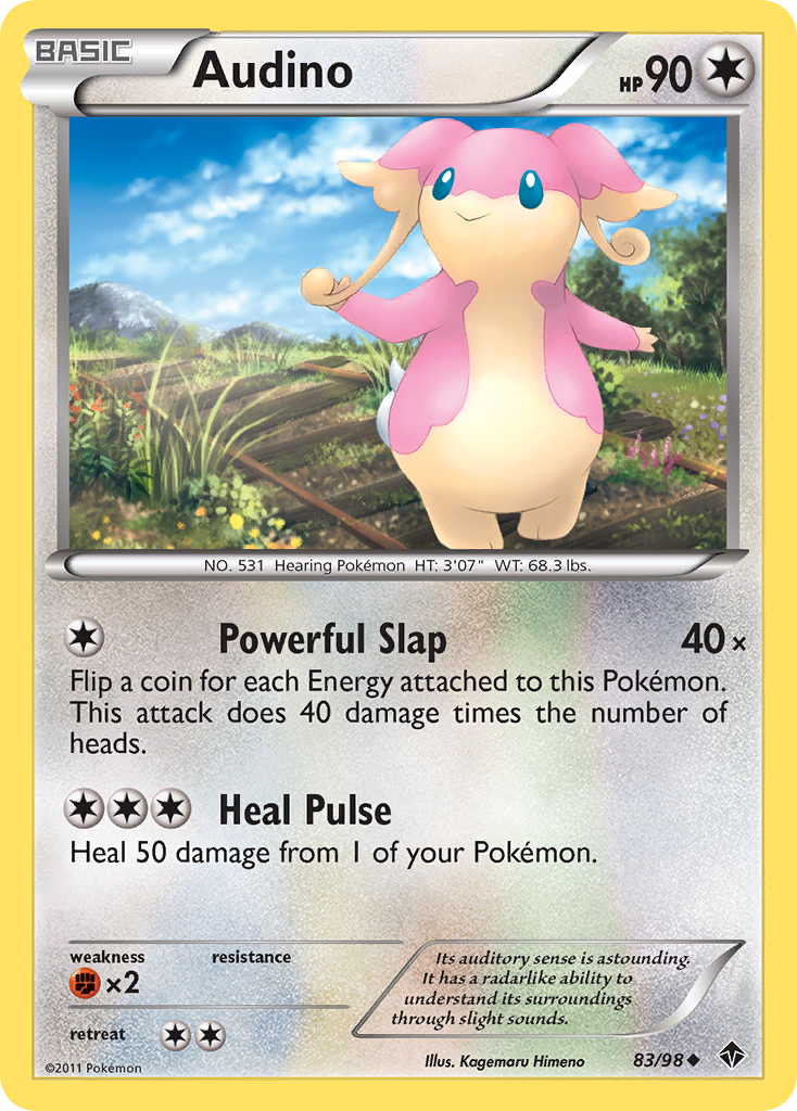 Audino (83/98) [Black & White: Emerging Powers] | Gam3 Escape