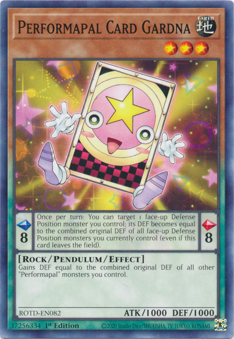 Performapal Card Gardna [ROTD-EN082] Common | Gam3 Escape