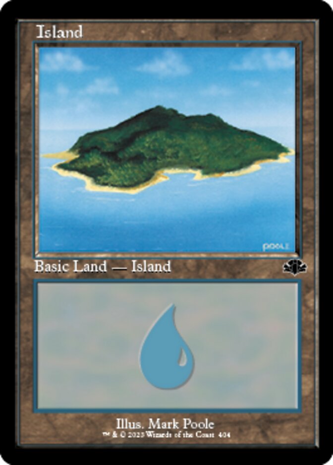 Island (404) (Retro) [Dominaria Remastered] | Gam3 Escape