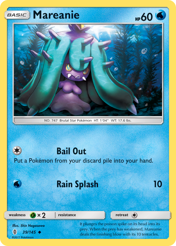 Mareanie (39/145) [Sun & Moon: Guardians Rising] | Gam3 Escape