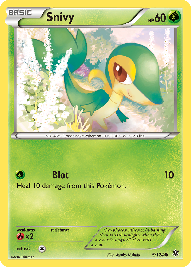 Snivy (5/124) [XY: Fates Collide] | Gam3 Escape