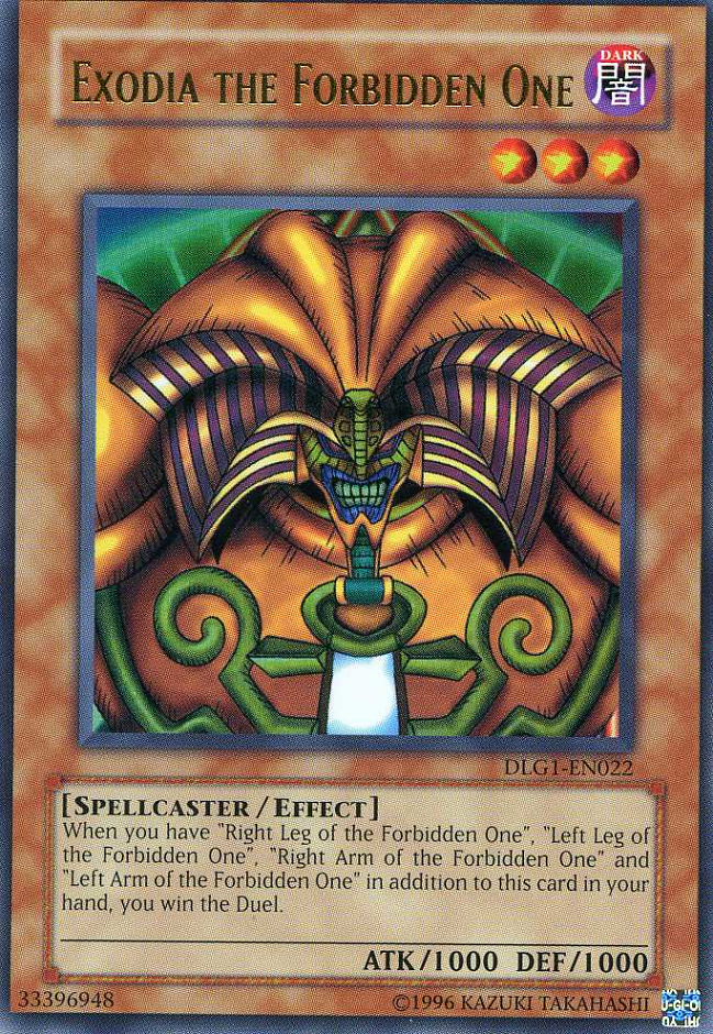 Exodia the Forbidden One [DLG1-EN022] Ultra Rare | Gam3 Escape