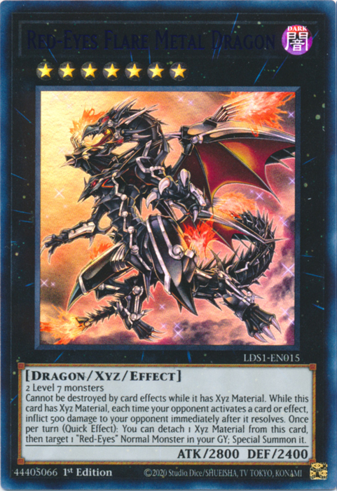 Red-Eyes Flare Metal Dragon (Blue) [LDS1-EN015] Ultra Rare | Gam3 Escape