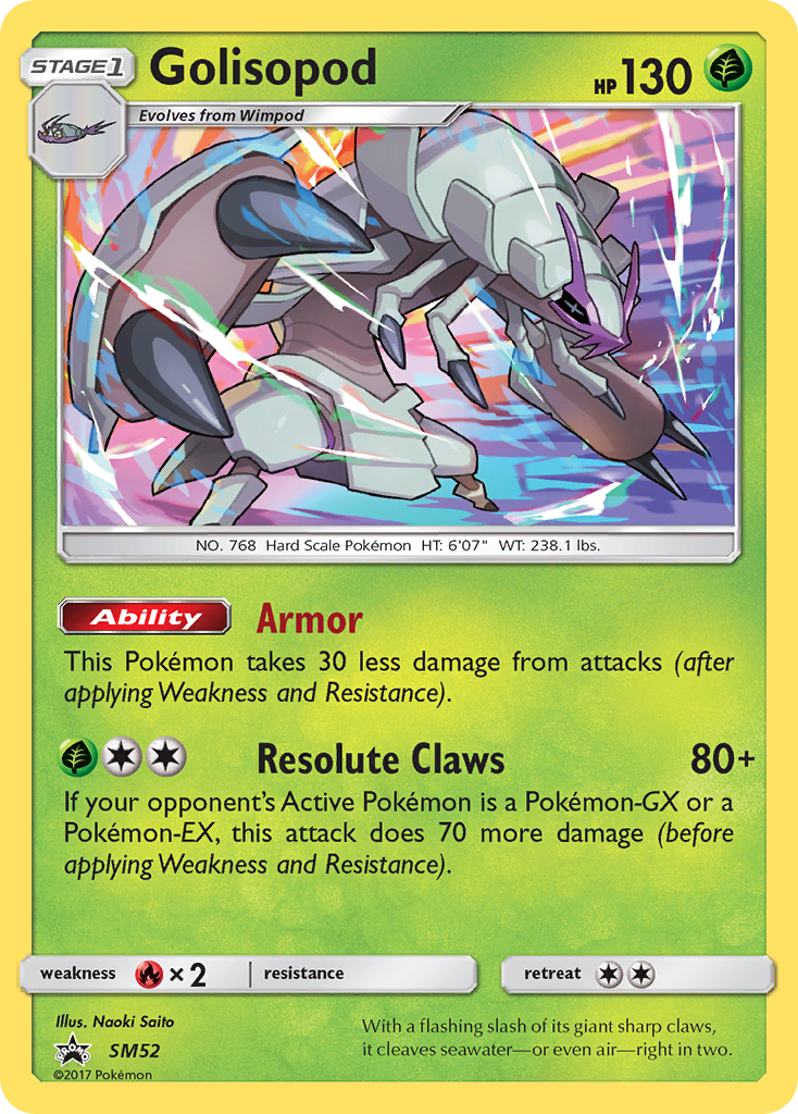 Golisopod (SM52) [Sun & Moon: Black Star Promos] | Gam3 Escape