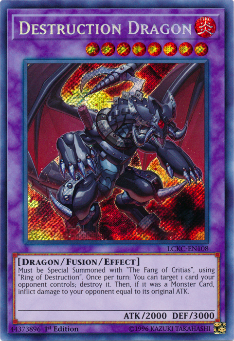 Destruction Dragon [LCKC-EN108] Secret Rare | Gam3 Escape