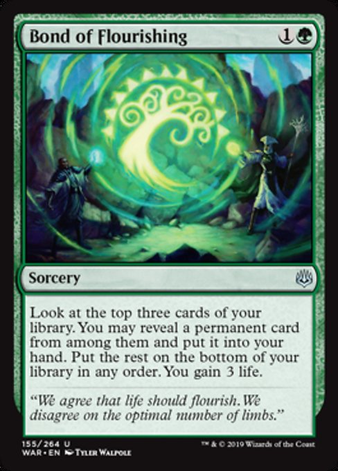 Bond of Flourishing [War of the Spark] | Gam3 Escape