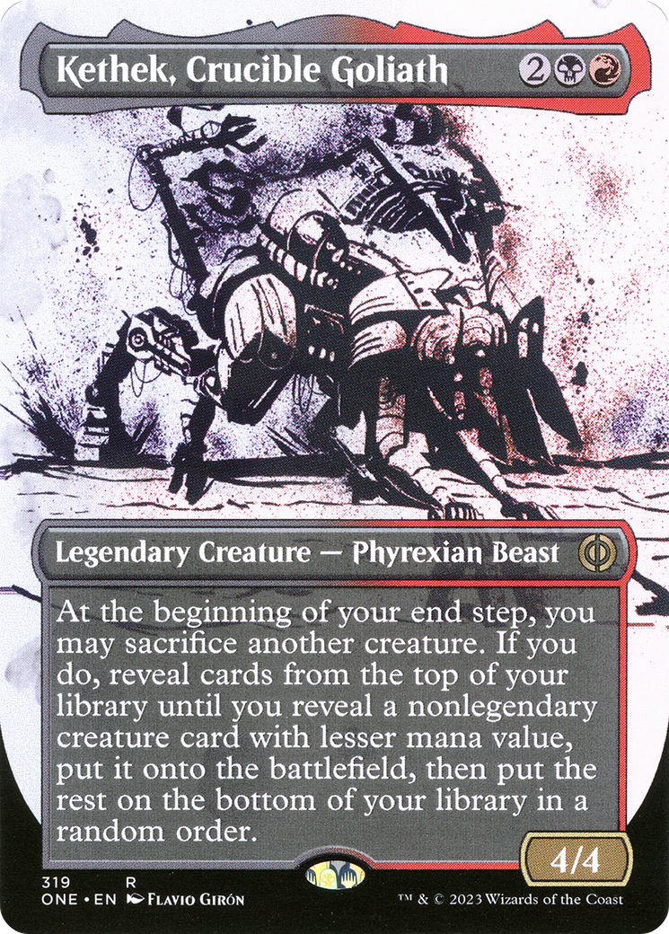 Kethek, Crucible Goliath (Borderless Ichor) [Phyrexia: All Will Be One] | Gam3 Escape